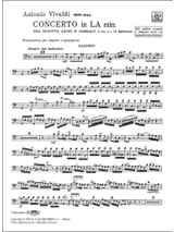 Concerto en la min. - F. 8 n° 2 - Basson/Piano - VIVALDI - Partition